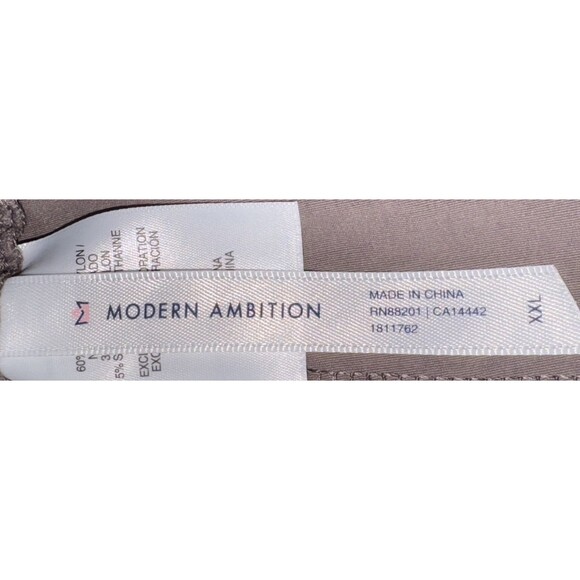 Modern Ambition Womens Size XXL Brown High Rise Travel Pant - Picture 7 of 8